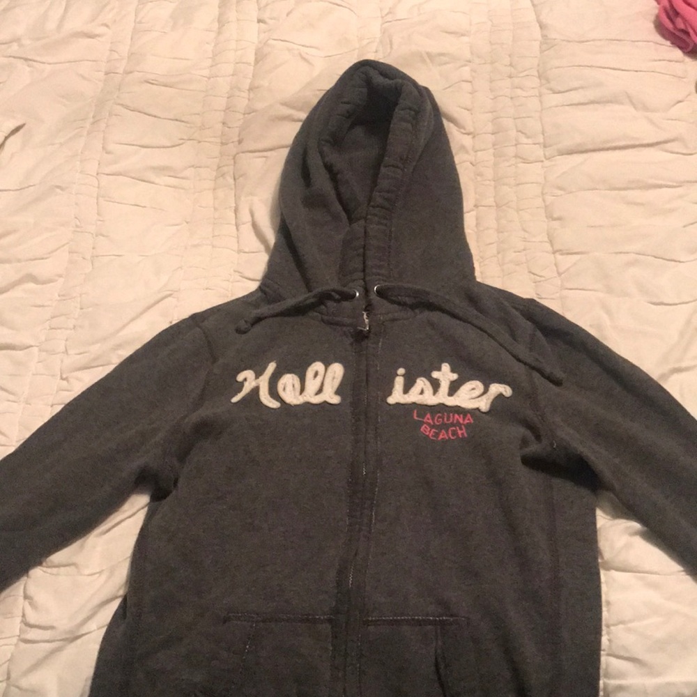 Grey Hollister jacket